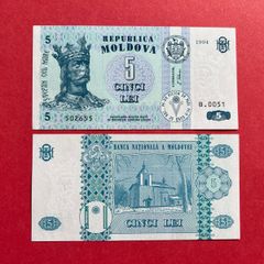 Moldova   5 Lei   1994  ( Uncirculated )