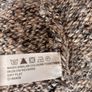 Gorgeous chunky knit poncho-style top in a grey marl with flecks of navy and cream Image 4