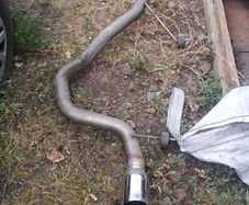 straight pipe from my golf mk6