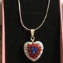 sterling silver heart pendant necklace Image 3