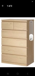 ikea malm oak