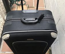CK suitcase with wheels