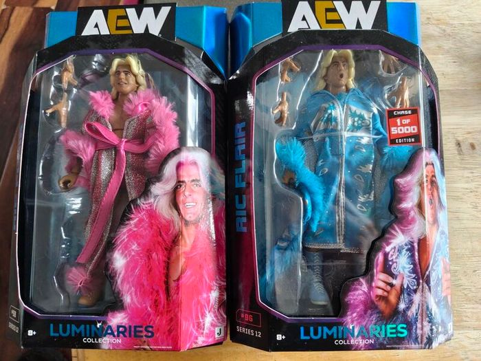 Wwe Aew Ric Flair Unmatched Series 12 #90 And #96 Chase