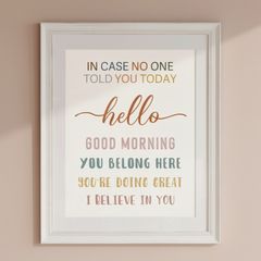 Unique Motivational Canvas Poster