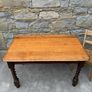 Victorian Solid Oak Dining Table. Image 5