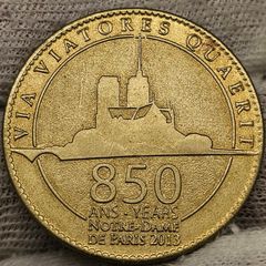 Notre Dame De Paris 2013 850th Anniversary Medal