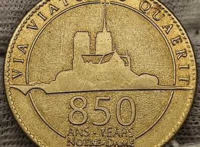 Notre Dame De Paris 2013 850th Anniversary Medal