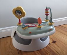 mamas and papas baby snug floor seat and activity tray pebble grey