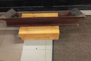 antique wood pelmet