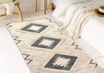 Runner Rug, Hallway Runner Machine Washable Carpet Runner with Tassel, Cotton Area Rugs Carpet Runner Non Slip (MULTIPLE SIZES)