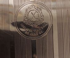 Portmarnock Golf memorabilia - Irish Silver clothes brush - dated 1926