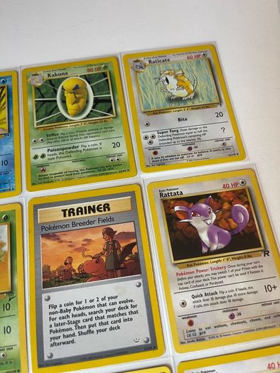 Vintage Pokemon Card Bundles 36 Cards