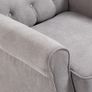 Fabric Tufted Club Accent Sofa Chair Home Decor with Extra Wide Seat, Wooden Legs (FREE SHIPPING) Image 3
