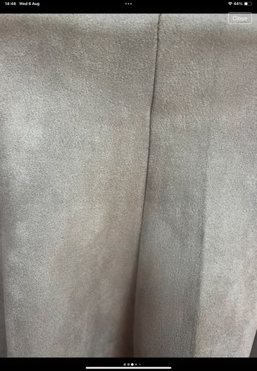 skirt grey suede effect skirt my Haily band size small 10/12