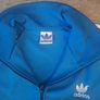 Vintage Adidas Originals Trefoil Track Jacket XL Blue White 3-Stripe Retro 80s Image 3