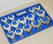 14 Piece Jumbo Crow Foot Spanner Wrench set