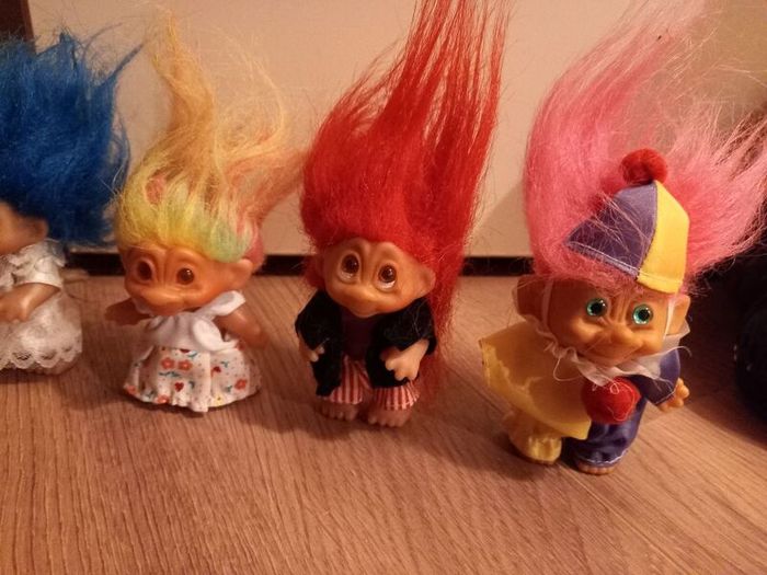 Vintage Dam Trolls from 1985