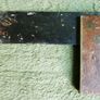 Vintage 6" Carpenters' Joiners' Try Set Square Wood & Steel with Brass Plated Stock Image 2