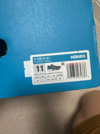 Hoka cielo x1 1.0 like new condition UK10.5