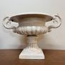 Victorian Style White Cast Iron Urn Image 2