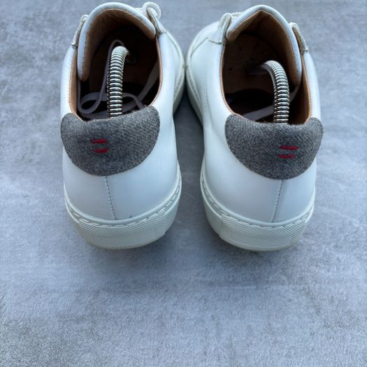 white eleventy trainers
