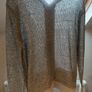 River Island Silver Sparkle zipped knitted Cardigan Image 2