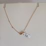 Burren Jewellery 18ct Gold-Plated Triangle Pave Pendant Necklace New Boxed CAN POST Image 4