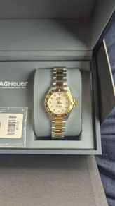 Tag Heuer Aquaracer two tone ladies watch , MOP dial.