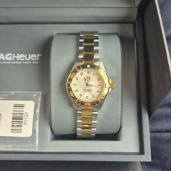 Tag Heuer Aquaracer two tone ladies watch , MOP dial.