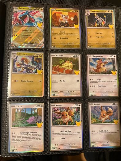 30th Anniversary Pokemon cards base set