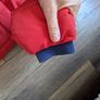 Boys Red Winter Puffer Coat Boden Size 7-8 yrs Image 6