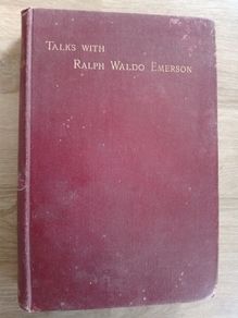 Antique Book - 1890 - Talks with Ralph Waldo Emerson