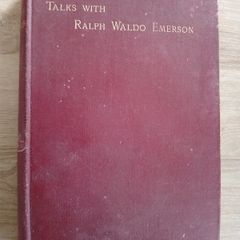 Antique Book - 1890 - Talks with Ralph Waldo Emerson