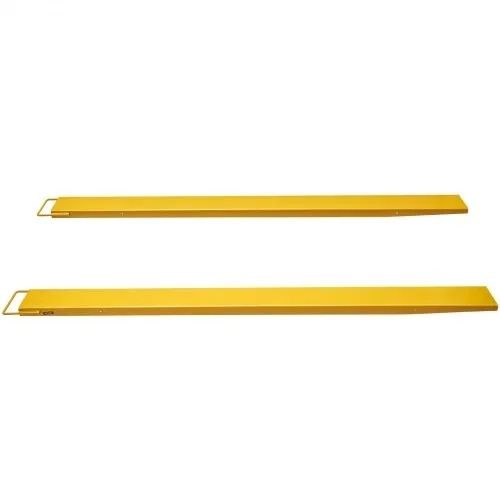 Pallet Fork Extensions, 96" Length 6.5" Width, Heavy Duty Carbon Steel Fork Extensions for Forklifts
