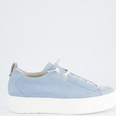 Paul Green Leather Sneakers - Light Blue - UK 6 - BNWT RRP 199