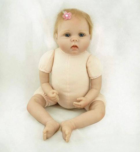 Realistic Reborn Doll 22inch 55cm Handmade Soft Silicone Vinyl Baby Reborn Dolls Girls Real Life Doll boys Girl Toy Birthday Xmas gift Reborn Babies (FREE POSTAGE)