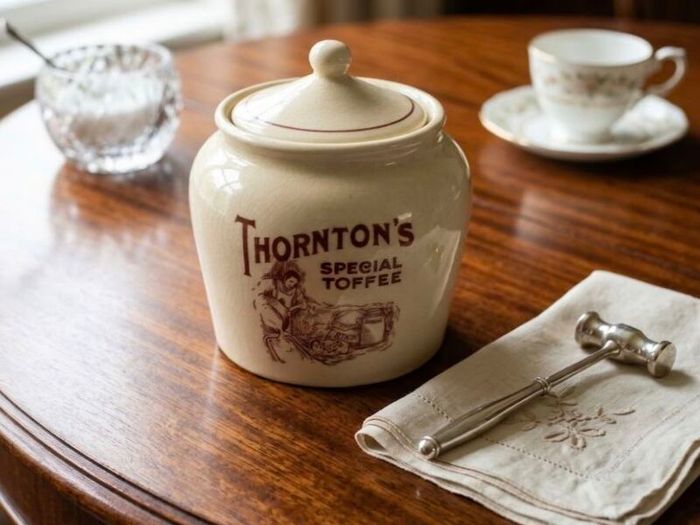 Vintage 1950's Thorntons Special Toffee Jar