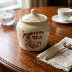Vintage 1950's Thorntons Special Toffee Jar