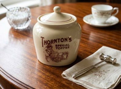 Vintage 1950's Thorntons Special Toffee Jar