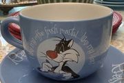 Warner Bros Cup and Saucer Tweety and Sylvester