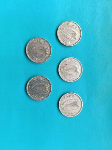 Irish 6 pence coins date run