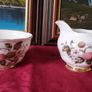 47 Piece Royal Imperial Bone China Tea Set With Mixed Fruit Garden Collection For 10 Person Setting Image 8