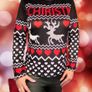 Christmas sweatshirt with reindeer Image 6