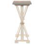 Console Table with Zinc Top 118x35x76 cm Solid Mango Wood Image 10