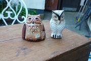 two vintage small owls