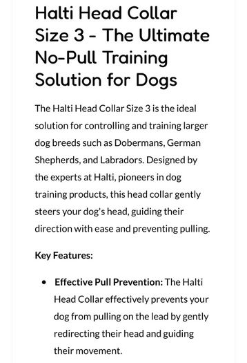 Halti Headcollar