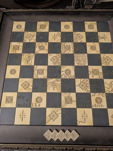 Lord Rings Eaglemoss Chess Board Official