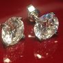 14 ct White Gold 3ct+3ct Lab Grown Diamond Studs Image 10