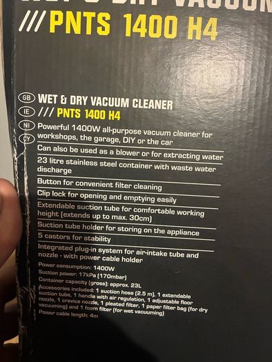 wet and dry vac