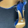 Never worn blue and gold BUFFALO platform sandal  size 4 Image 4